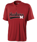 GRANDPA-1 DISCONTINUED Nebraska Huskers Adult Baseball Jersey