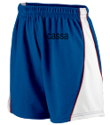 CASSA DISCONTINUED Augusta Ladies Wicking Mesh Basketball Varsity Shorts - 978