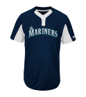 00 Custom Mariners Two-Button Jersey - Mariners-MAI383