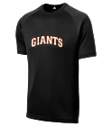 WITT-WITT Giants MLB Adult League Team Jerseys - Official Nike MLB Wordmark Poly Tees - N224