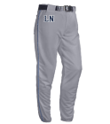 LN-SMITH Open Bottom Baggy Cut Baseball Pants