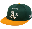 CORLEY- Athletics Flatbill Baseball Hat