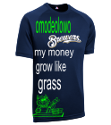 MY-MONEY-GROW-LIKE-GRASS-GROW-LIKE-GRASS Brewers MLB Little League Team Jerseys - Official Nike Youth MLB Wordmark Poly Tees - NY223