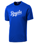 DYSON Royals MLB Adult League Team Jerseys - Nike Wordmark Poly Tees for Champions - N223