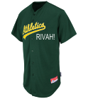 RIVAH Athletics Official MLB Full Button Youth Jersey MAHD684Y