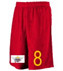 8 Youth Long Mini Mesh Shorts