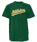 OAKLAND-AS- Athletics MLB Adult League Team Jerseys - Official Nike MLB Wordmark Poly Tees - N223