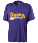 COTTON-58-58 LSU Tigers Adult Baseball Jersey