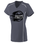 LETHAL Ladies V-Neck Streak Softball Jersey