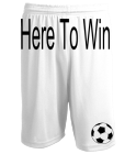 EXTREME-SOCCER-HERE-2-WIN-HERE-2-WIN-WIN-HERE-TO-WIN DISCONTINUED Youth Sweeper Soccer Shorts - 4602