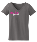 COLLIDE-YOUTH TAKING OVER ILLINOIS ONE BIT ONE BITCH AT A TIME Port Authority® - Ladies V-Neck Tee