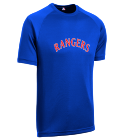 ABE-GARRETT Rangers MLB Little League Team Jerseys - Official Nike Youth MLB Wordmark Poly Tees - NY234