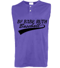 BF-BABE-RUTH-15 DISCONTINUED Teamwork Athletic Adult Gapper Sleeveless Poly Mesh Jersey-1823P