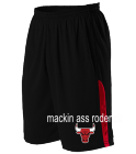 MACKIN-ASS-RODERICK- Chicago Bulls Youth Basketball Shorts - A205LY-BULLS