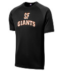 SF-SF Giants MLB Adult League Team Jerseys - Official Nike MLB Wordmark Poly Tees - N224