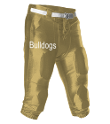 BULLDOGS Youth One Color Football Pants  - 687PY