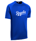 royals Royals MLB Little League Team Jerseys - Official Nike Youth MLB Wordmark Poly Tees - NY238