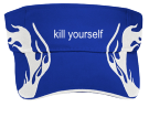 KILL-YOURSELF Sandwich Visor Pre Embroidered Otto Cap