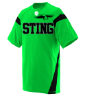 sting DISCONTINUED Youth Two Color Block Crew Neck Jersey  - 1611