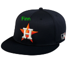 FINN Astros Flatbill Baseball Hat OCMLB400