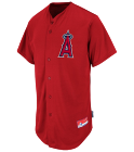 DSNELSON-002 Angels Official MLB Full Button Jersey - MAHD6840