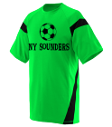 NY-SOUNDERS-11-DAVIS DISCONTINUED Youth Two Color Block Crew Neck Jersey  - 1611
