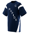 R-A-P-I-D-S-C-48-PETERS DISCONTINUED Adult Two Color Block Crew Neck Jersey  - 1610