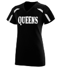 QUEENS Ladies V-Neck Softball Jersey