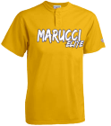 MARUCCI-10-ELITE DISCONTINUED Teamwork Athletic Adult Shut Out Diamond Core Mesh 2-Button Jersey-1758P