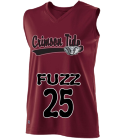 FUZZ-25 Alabama Crimson Tide Ladies Sleeveless Softball Jersey