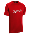 MASON-5 Nationals MLB Little League Team Jerseys - Official Nike Youth MLB Wordmark Poly Tees - NY229