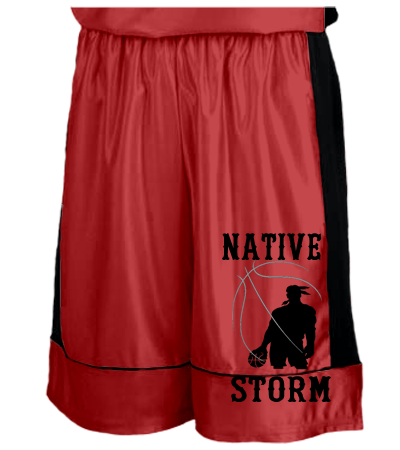 NATIVE STORM - Youth Basketball Shorts - Fast Break -Teamwork Athletic