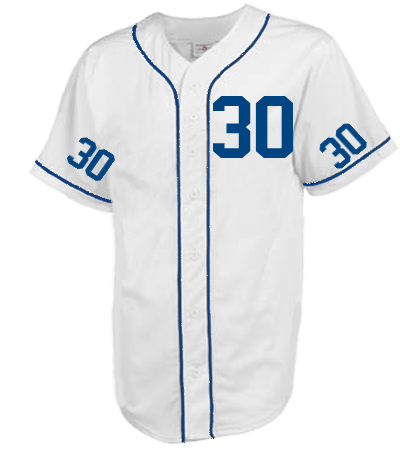 Benny the jet Adult Full Button Baseball Jersey