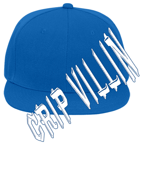 crip Flat Bill Fitted Hats 123969 1239692020 Custom Heat