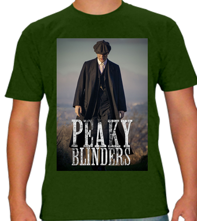 T-shirt Peaky Blinders Unisexe Noir - Neuf Sans étiquettes, Marque Casual Classic