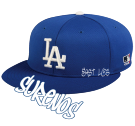 SURENOS13EAST-LOSSOUTHSIDE13 Dodgers Flatbill Baseball Hat OCMLB400