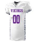 12 Youth V-Neck Digi Camo Football Jersey