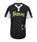 ALL-Marlins Youth Marlins Two-Button Jersey - Marlins-MAIY83