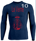 La-Verne10 DISCONTINUED Youth Stretch Tight Long Sleeve Jersey - Teamwork Athletic - 1812