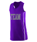 dkfhk00PLAYER Girls Racerback V-Neck Jersey
