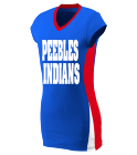 PEEBLESINDIANSMUSSER24 Girls Three Colored V-Neck Jersey