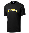 COACH Pirates MLB Adult League Team Jerseys - Official Nike MLB Wordmark Poly Tees - N223