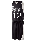 Warriors-12Dukes12 DISCONTINUED Adult Basketball Jersey