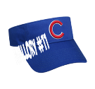 Mallory Chicago Cubs- Official MLB Visor for Little Kids Softball League OCMLB185