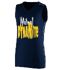 WhitwellDynamite- Girls V-Neck Sleeveless Softball Jersey