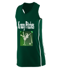 KP-World-Series Ladies Racerback V-Neck Jersey