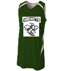 Hornet-Green Youth Double Double Reversible Jersey