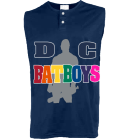 DC-BATBOYS-3 DISCONTINUED Teamwork Athletic Adult Gapper Sleeveless Poly Mesh Jersey-1823P
