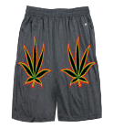 Furious-Cannabis Design Printed Shorts | Adult Anvil Shorts 20417