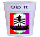 Young-God-was-here-Young-God-was-here-Sip-it-Sip-It- Cheap Stadium Cups - 16 OZ